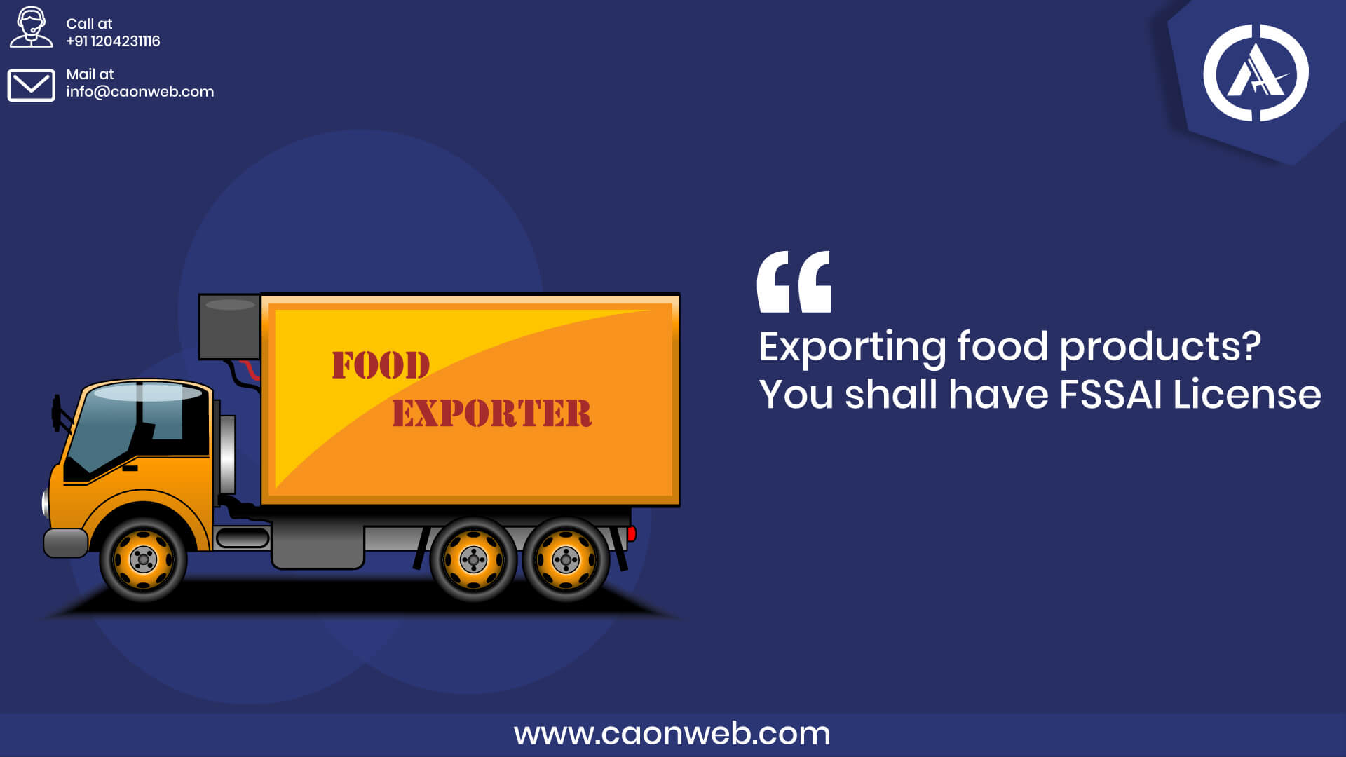 export-food-license-India