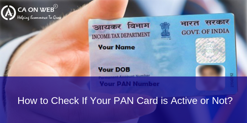 How to Check If Your PAN Card is Active or Not?