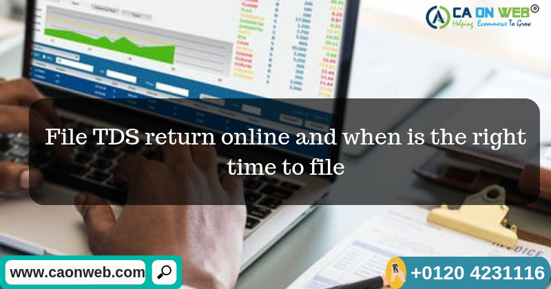 file TDS return online